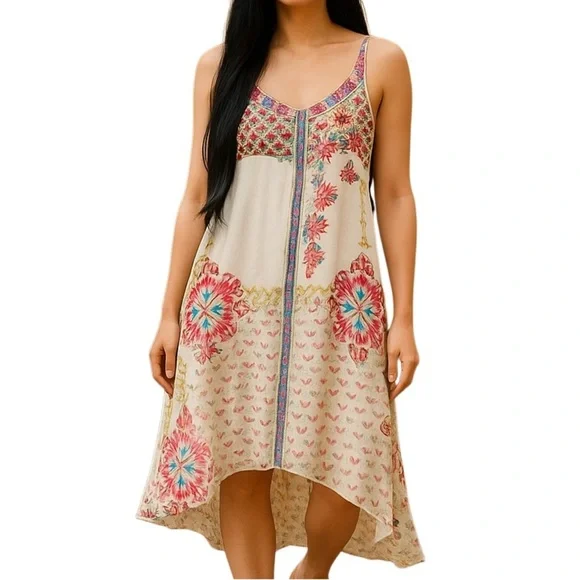 Johnny Was Shannon high low dress NWT RARE - Picture 3 of 12